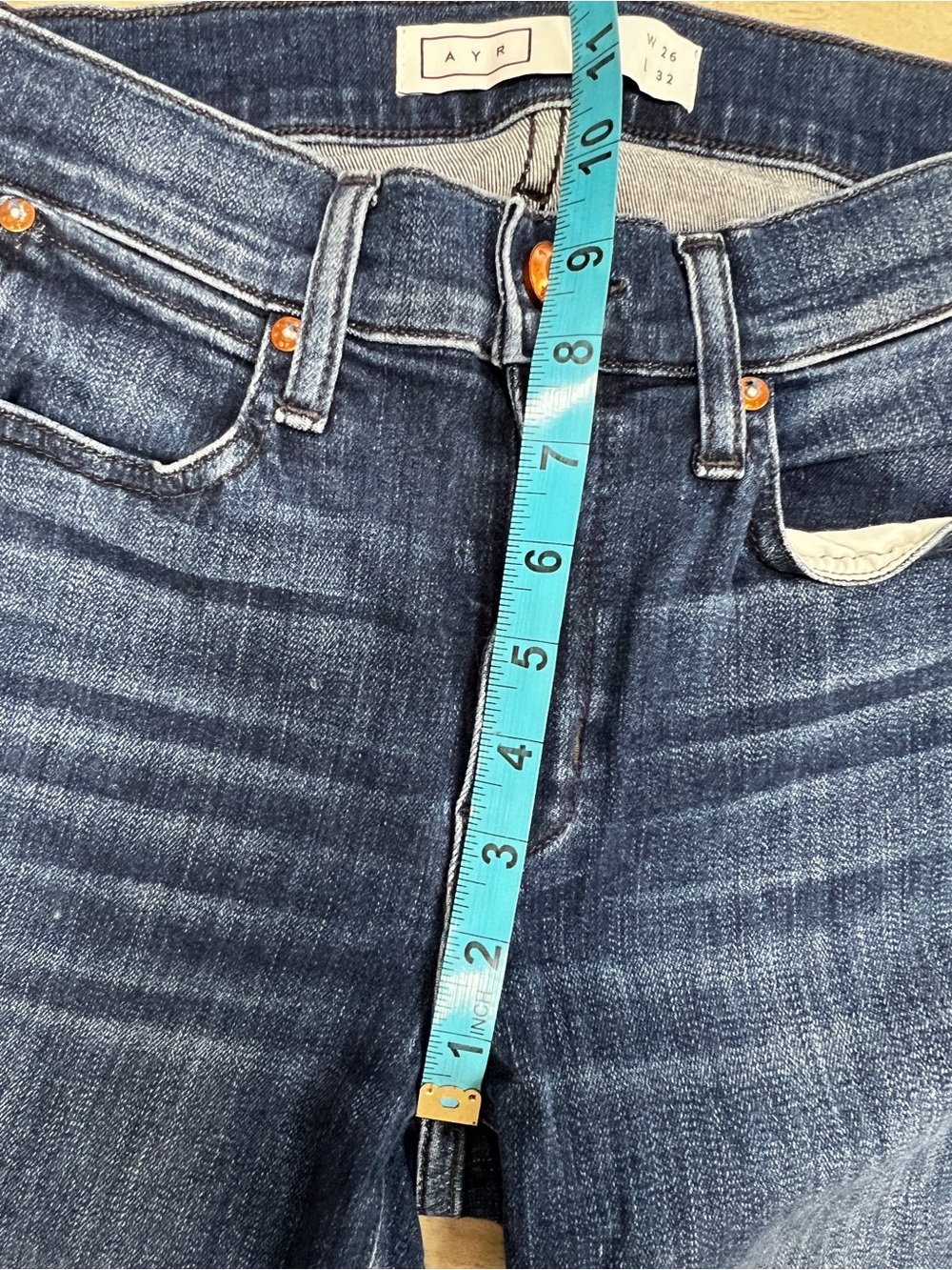 AYR The Chiller Skinny Jeans in Sunrise Blue Size 26 - Picture 10 of 15